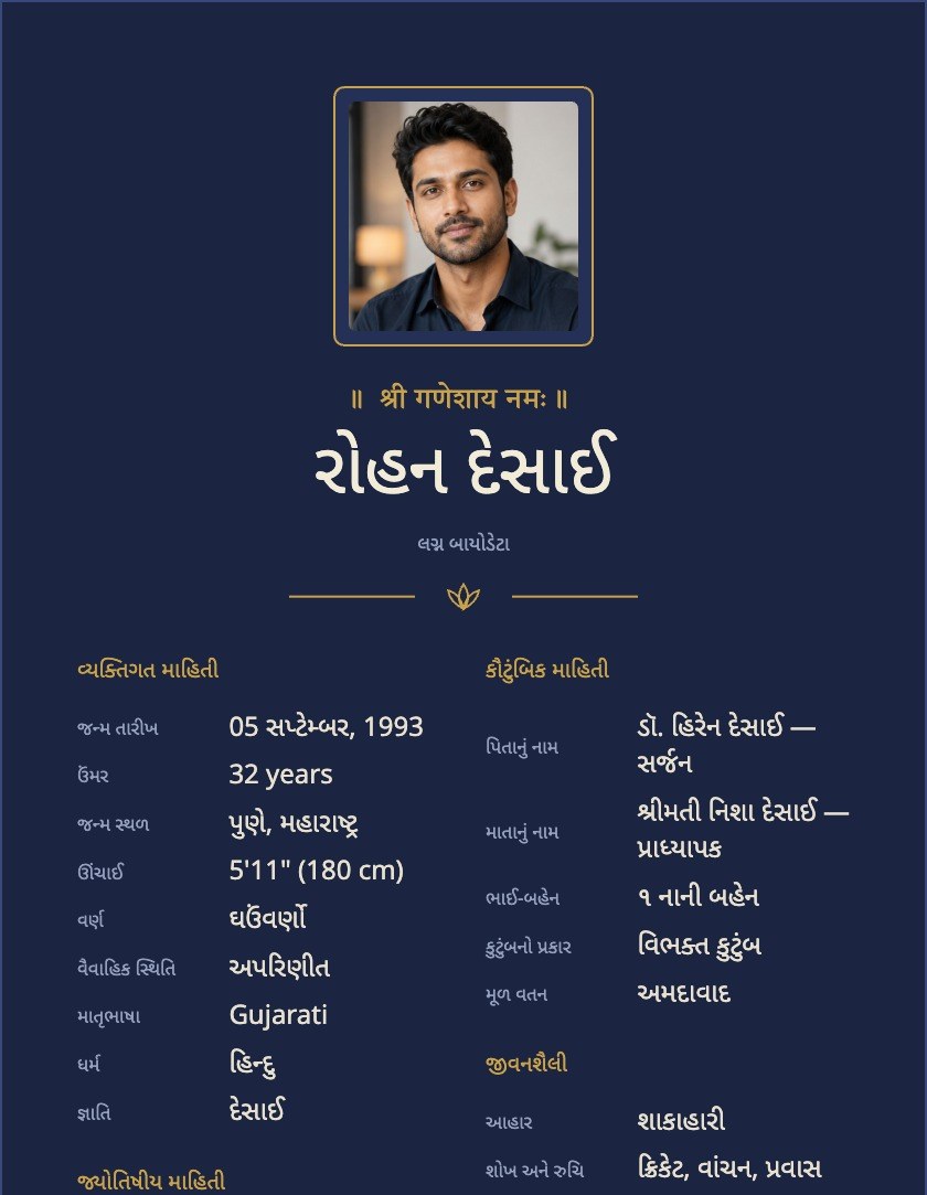 Midnight Sapphire marriage biodata example